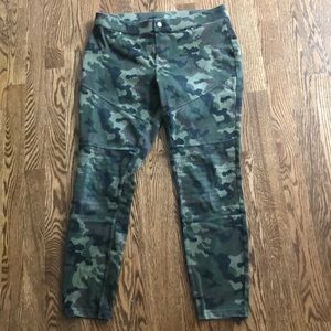 Camouflage Moto jeggings